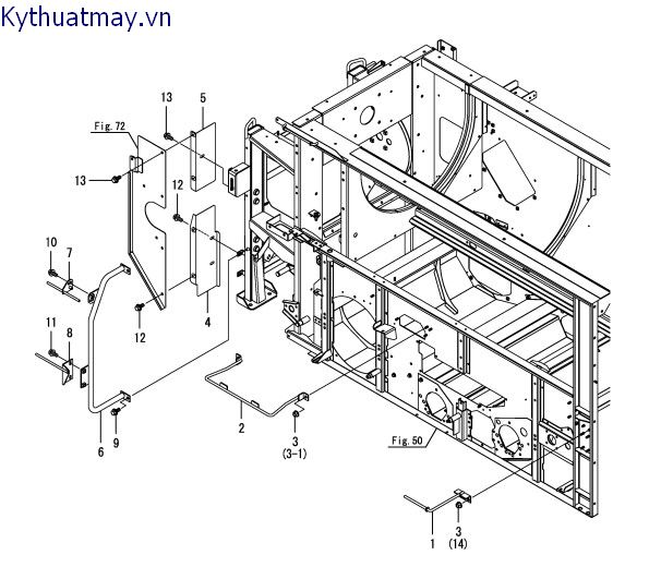 Giá đỡ nắp bên